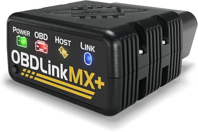 OBDLink MX+ OBD2 Bluetooth Scanner for iPhone, Android, and Windows