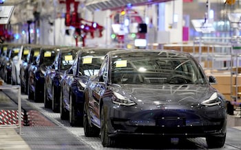 Tesla China-made Model 3 vehicles